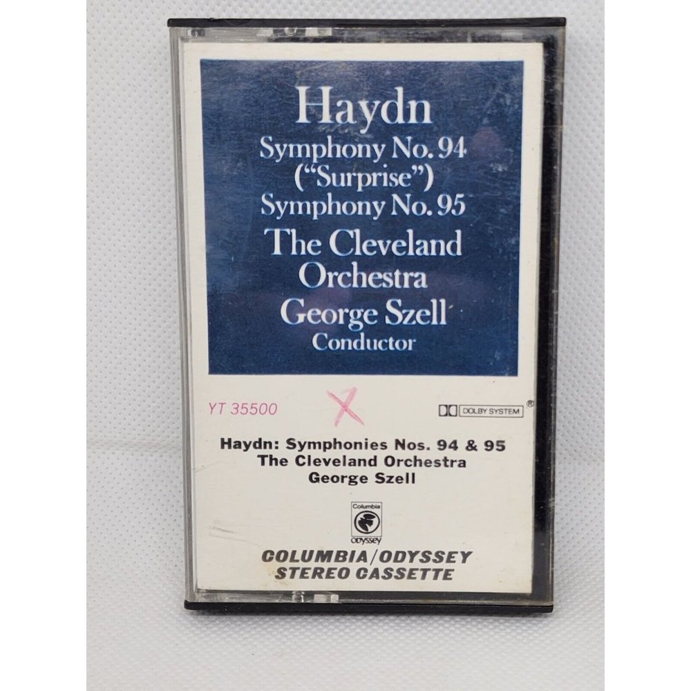 Tape Haydn Symphony #94 Surprise #95 Cleveland Orchestra George Szell Cassette